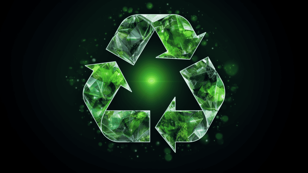 Recycling lifecycle.