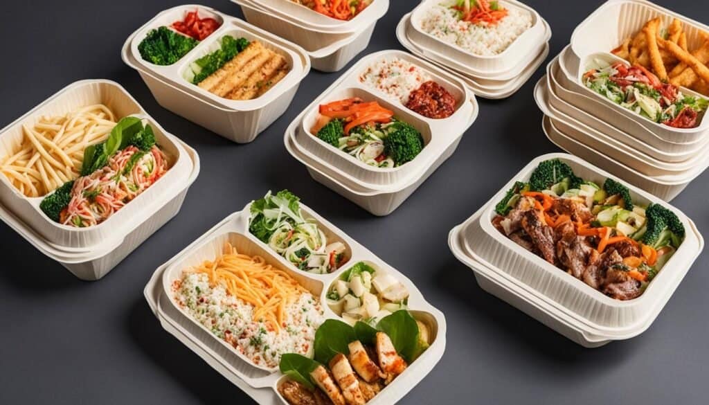 Biodegradable take out food containers