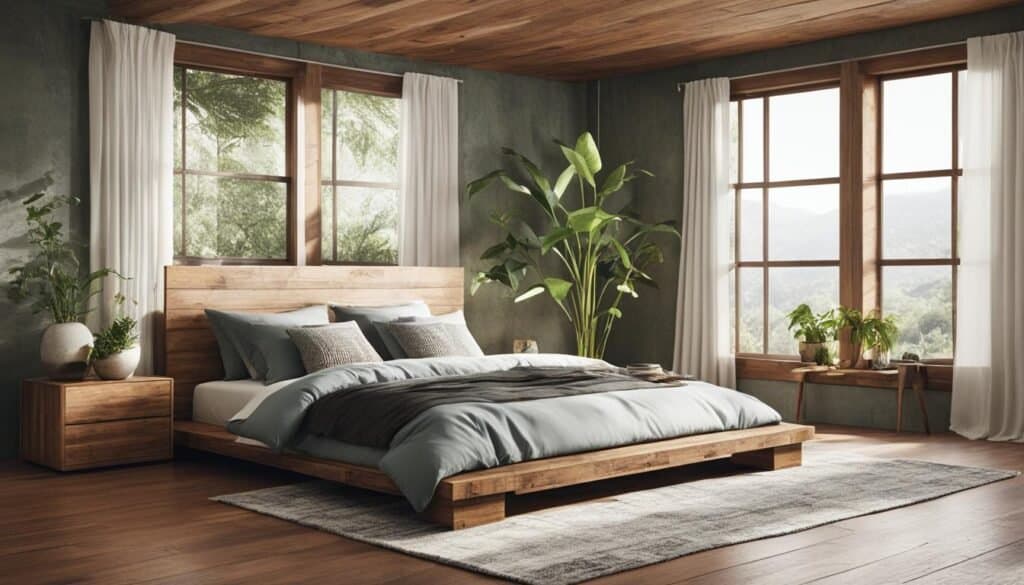 Eco-friendly bedroom