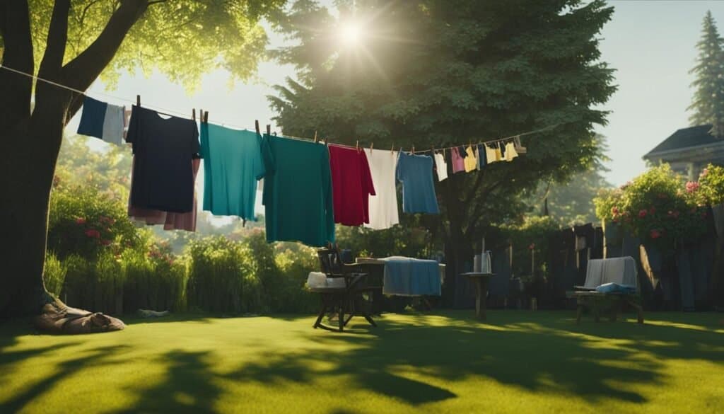 Outdoor Laundry Line