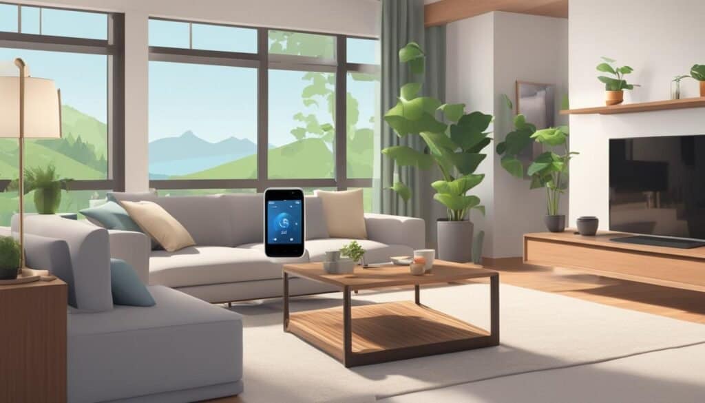 Smart Thermostat Interface on Mobile App