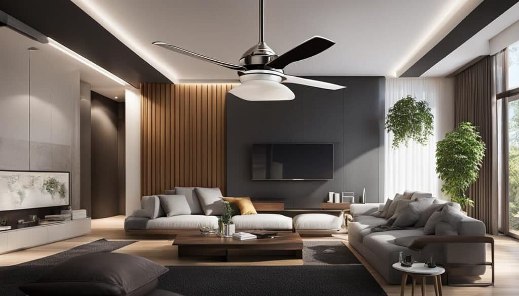 energy-efficient ceiling fans with lighting